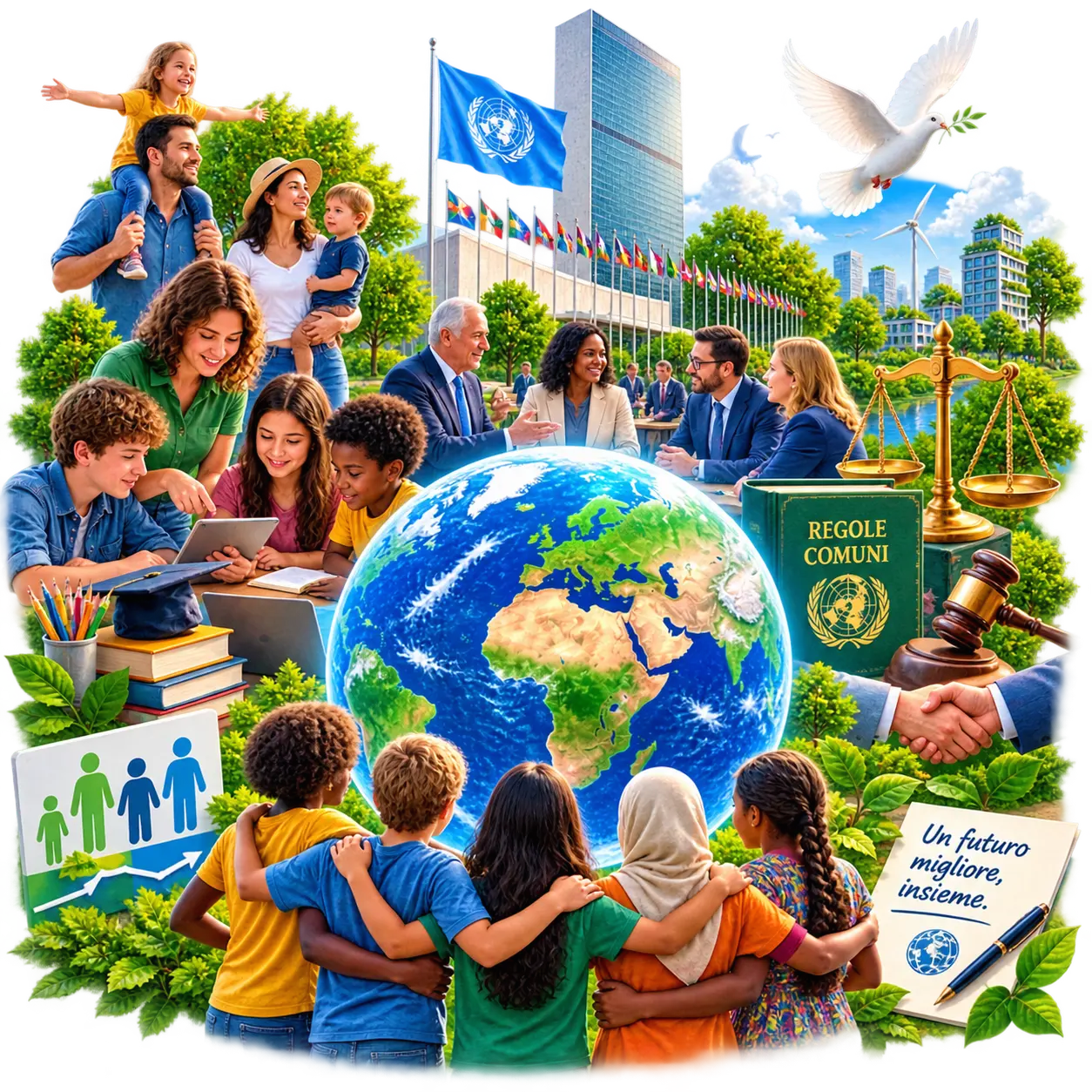 Cooperazione globale: istituzioni internazionali, regole comuni, educazione e pace